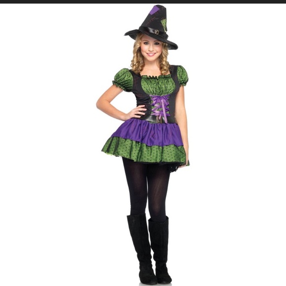 NEW Leg Avenue Jr Small Hocus Pocus Witch Costume